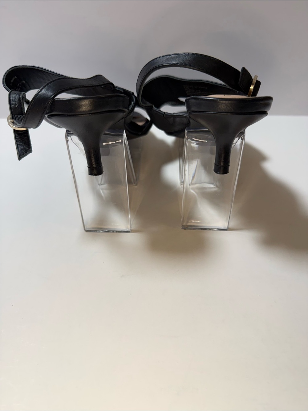 Taryn Rose Black Wide-Strap Slingback Sandals - Picture 6 of 11